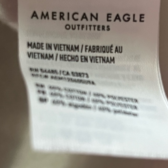 American Eagle Gray Camouflage, Print Sweatshirt Size Large NWT - Picture 5 of 5